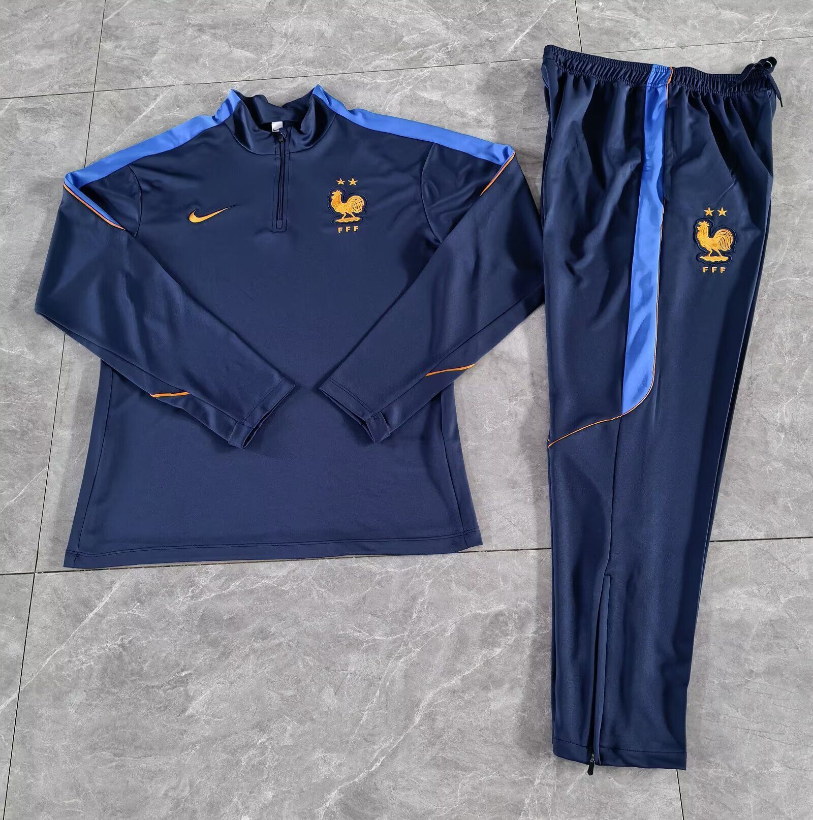 AAA Quality France 26/27 Tracksuit - Navy Blue